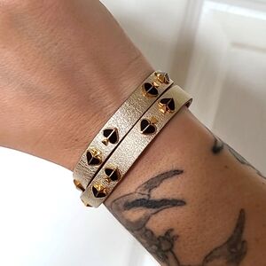 Kate Spade leather wrap bracelet